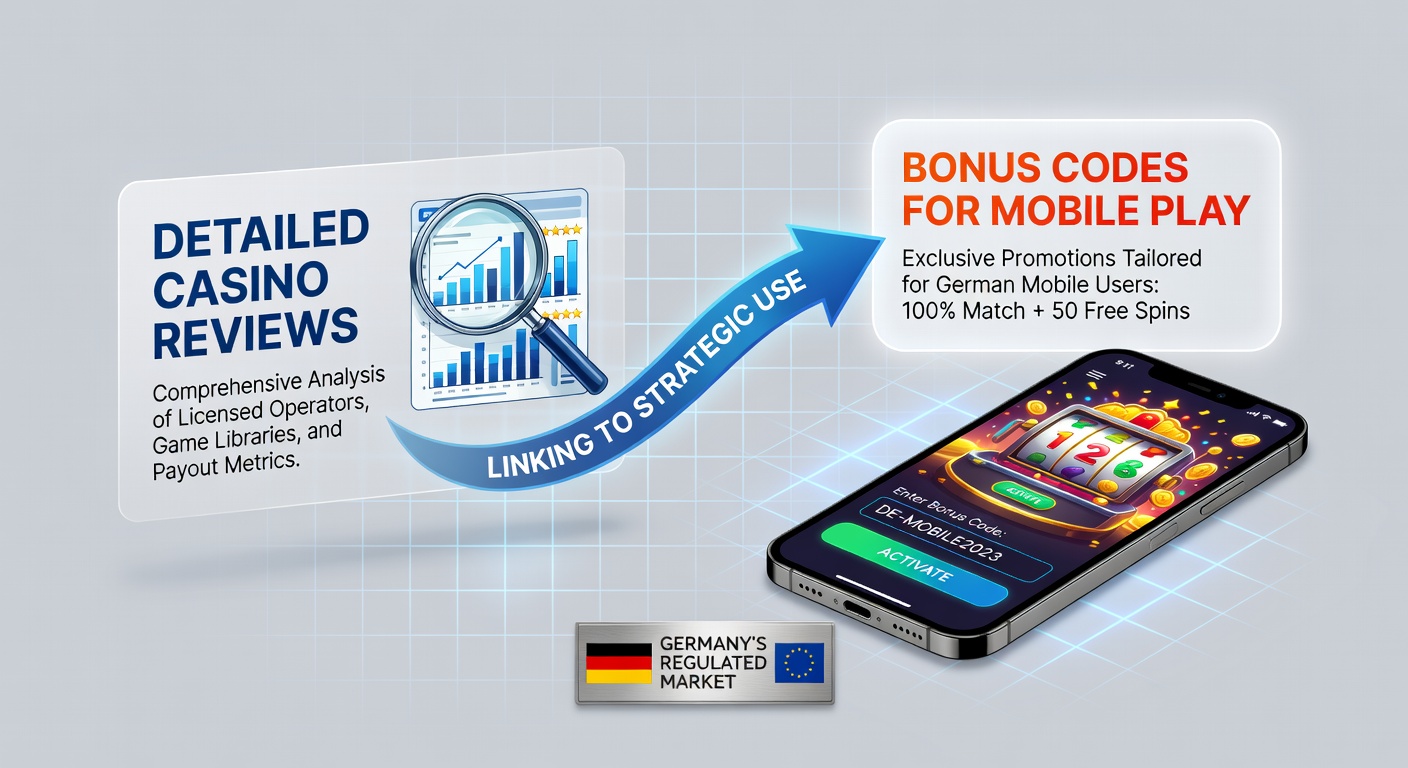 Detaillierte Casino-Reviews und strategische Bonus-Codes für mobiles Spielen im deutschen Markt
