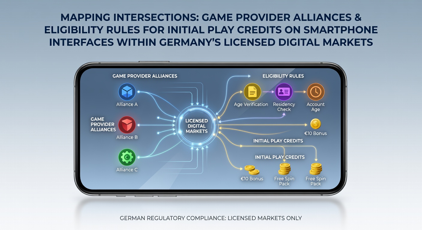 Übersicht über Spielanbieter-Allianzen und Smartphone-Schnittstellen im deutschen Glücksspielmarkt